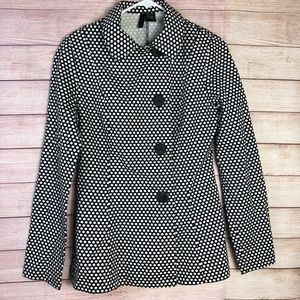 Super Low Fat Polka‎ Dot Blazer Jacket Sz Medium